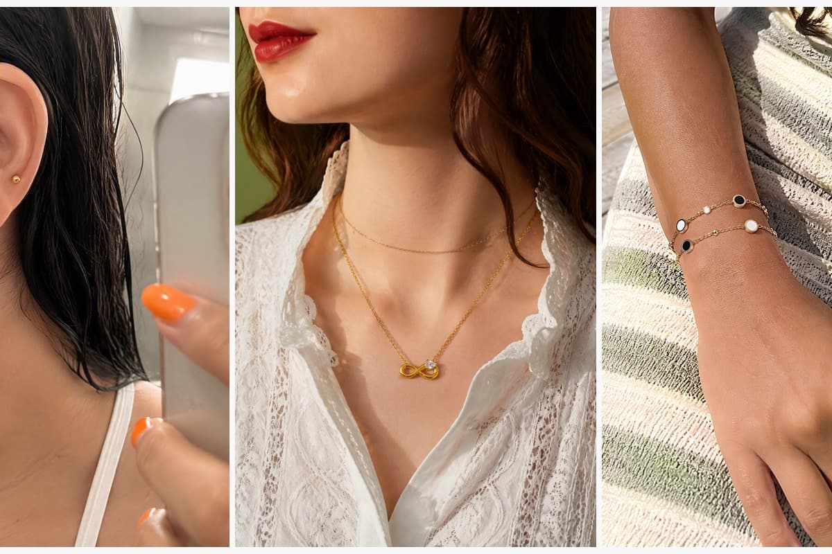 Dainty Heart Stud Earrings