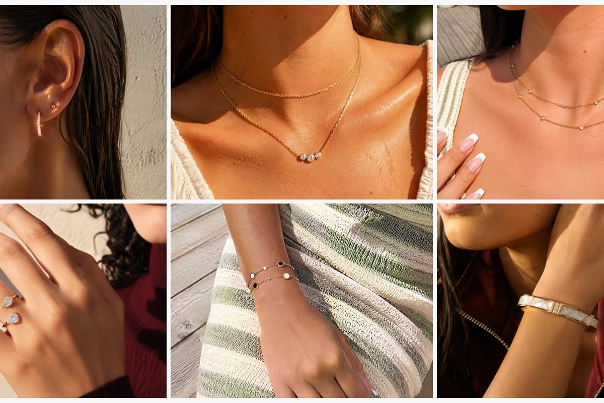 Dainty Paved Hinged Hoop Earrings