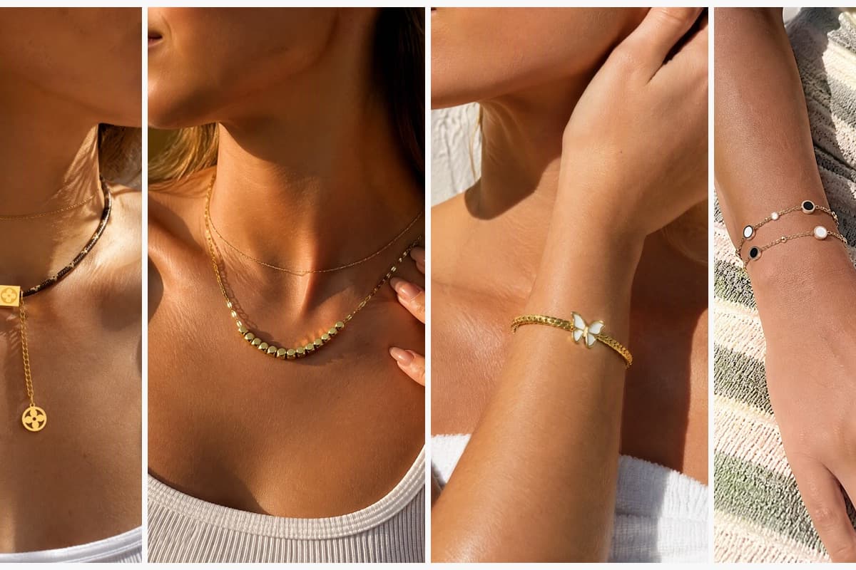 Dainty Flower Charm Cord Necklace