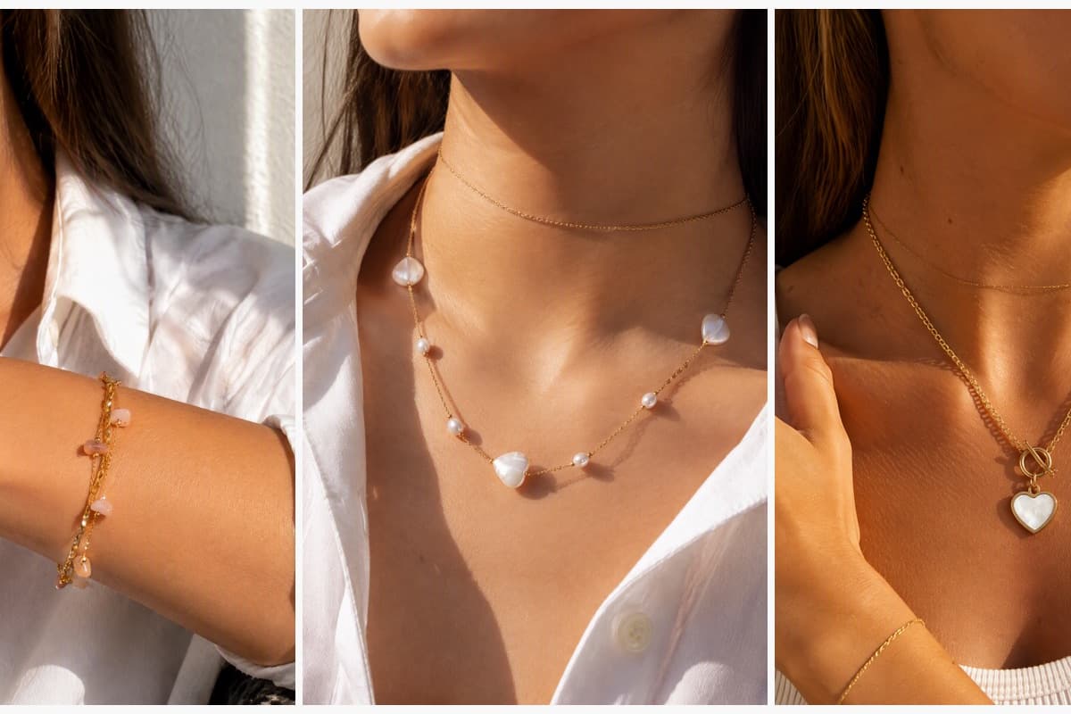 Dainty Heart Chip Chain Bracelet