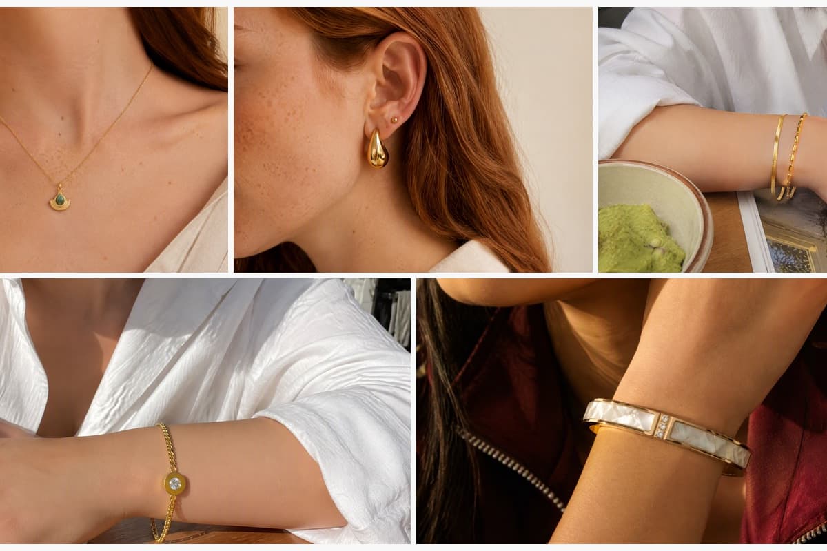 Dainty Fan Pendant Necklace