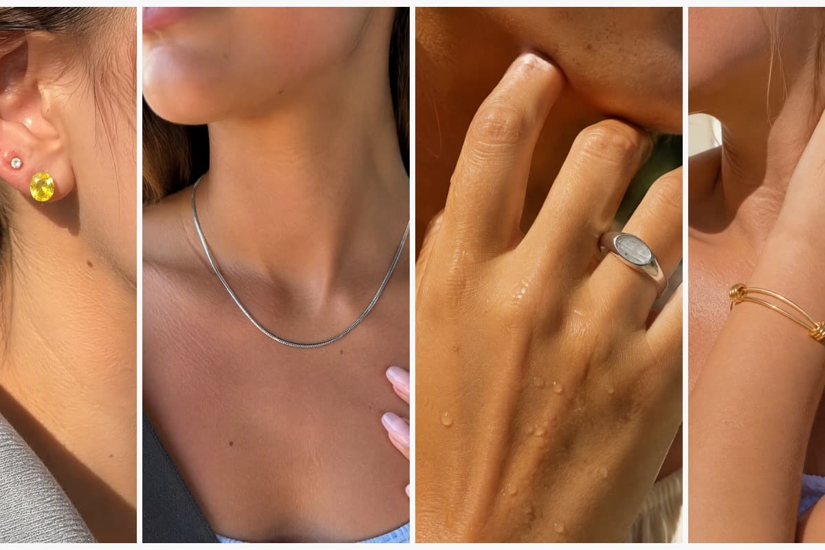 Dainty Round Stud Earrings
