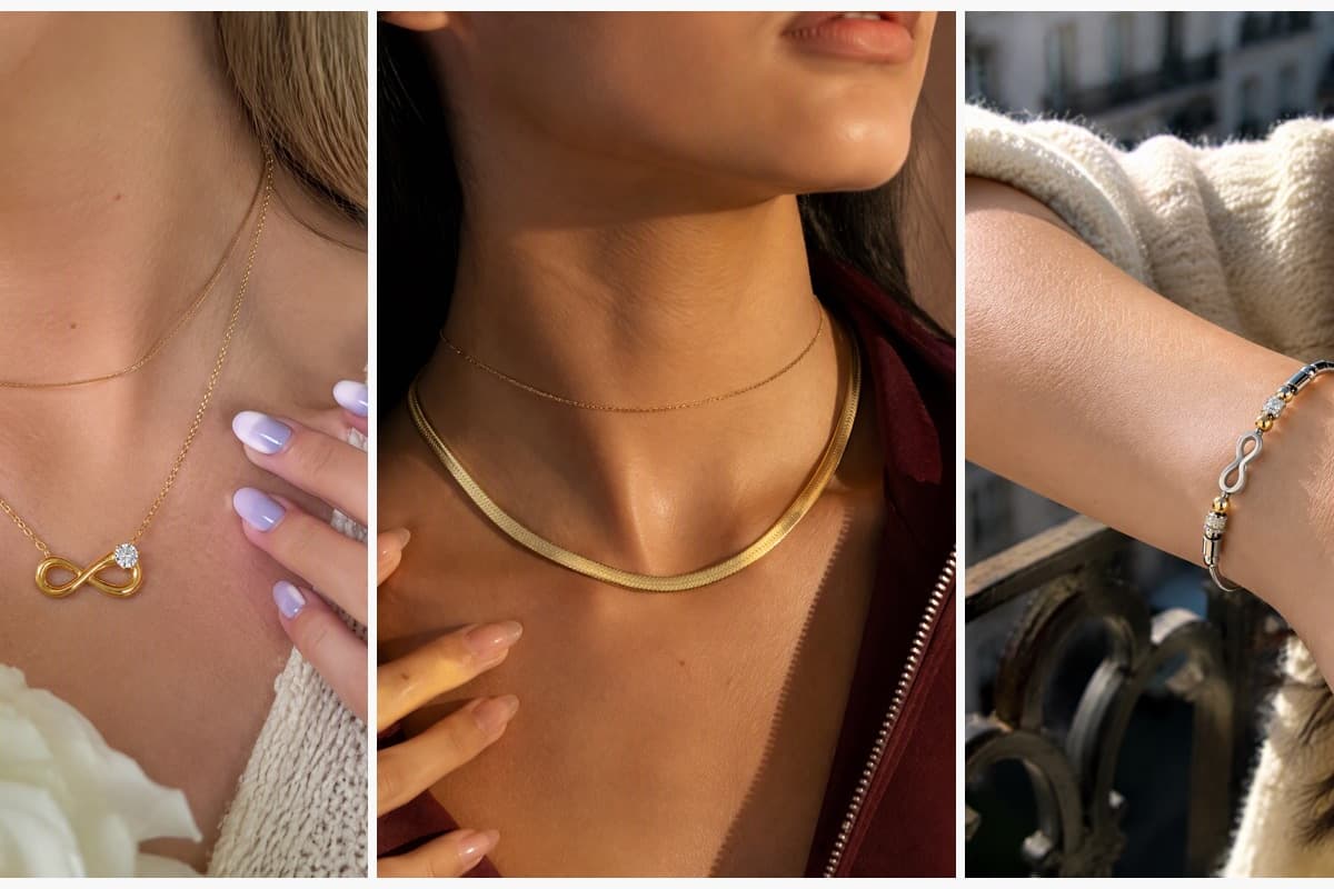 Dainty Infinity Pendant Necklace