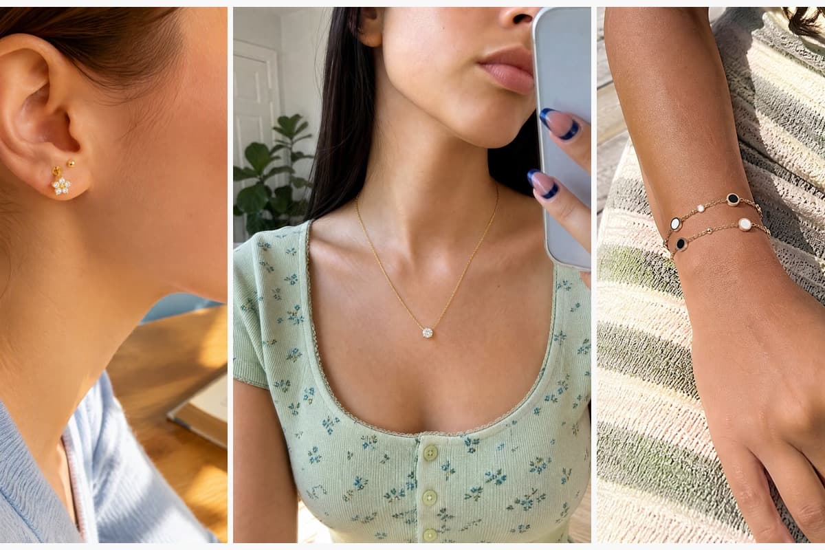 Dainty Flower Stud Earrings