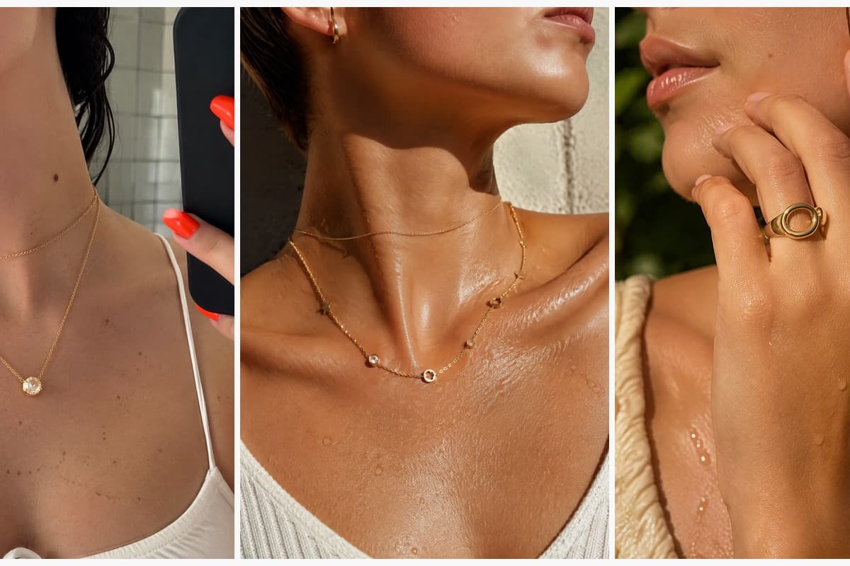 Dainty Single Stone Pendant Necklace