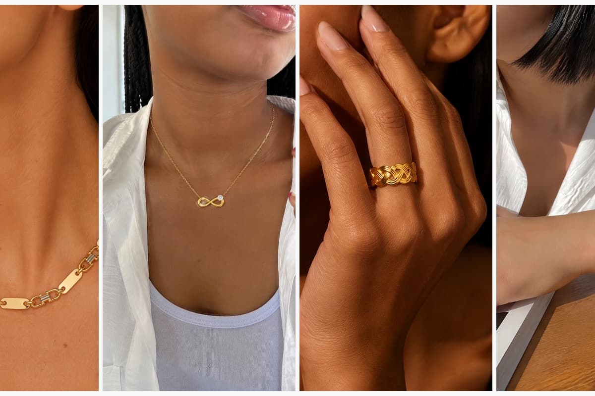 Trendy Rectangular Link Chain Necklace