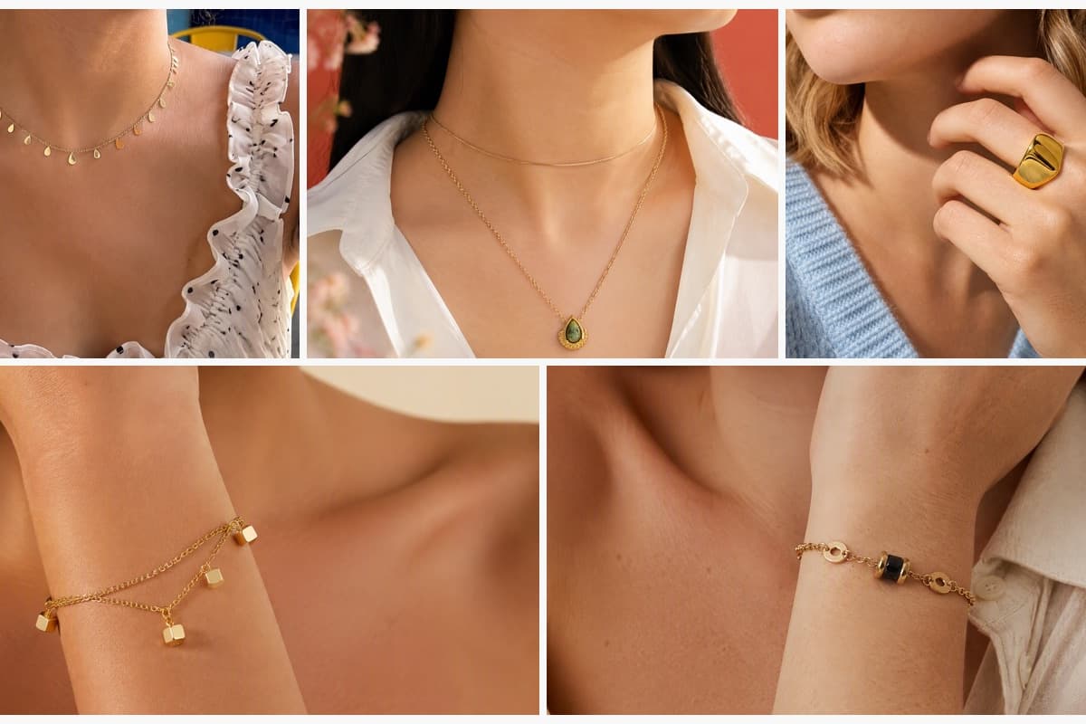 Dainty Teardrop Charm Necklace