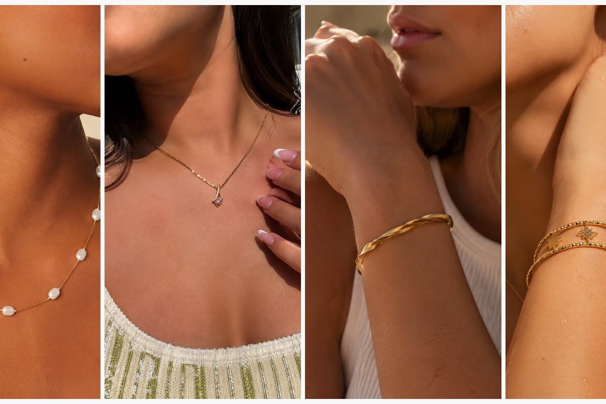 Dainty Irregular Pearl Station Necklace