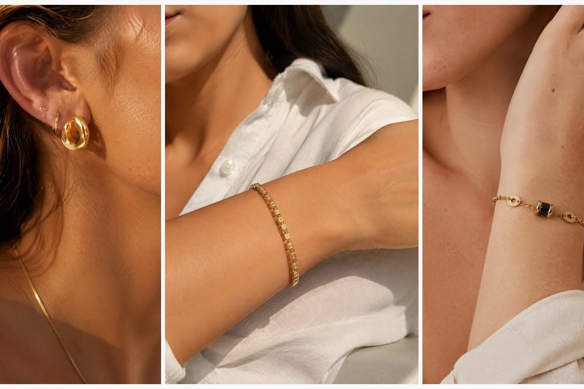 Chunky U-Shape Huggie Earrings