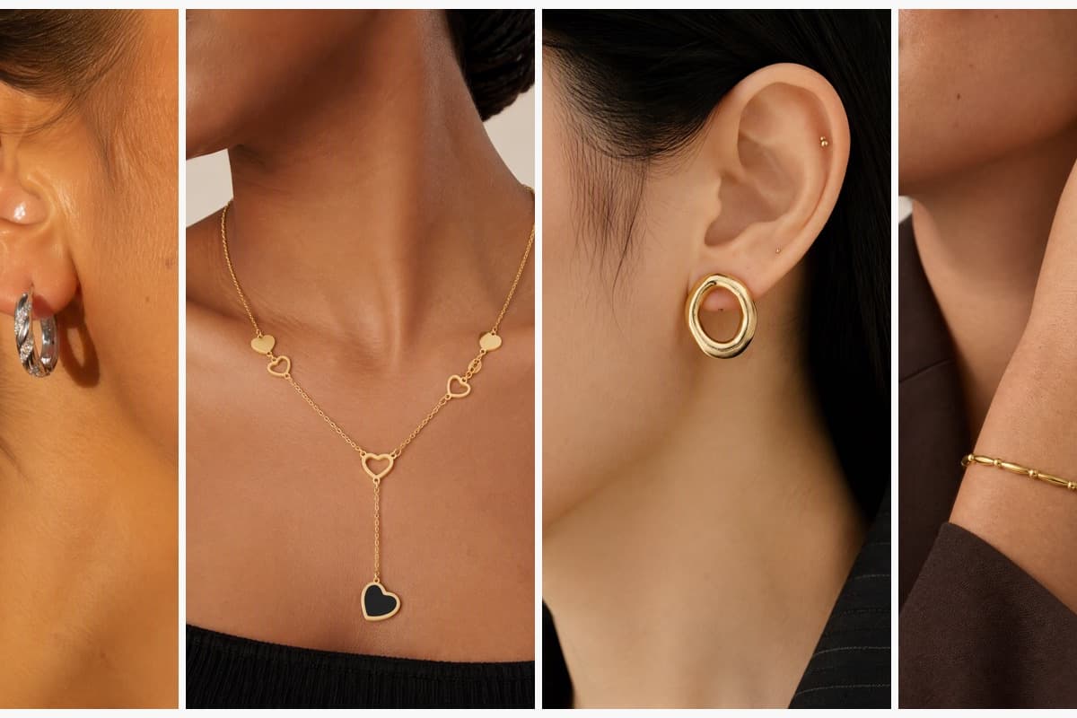 Twisted Band Hoop Earrings