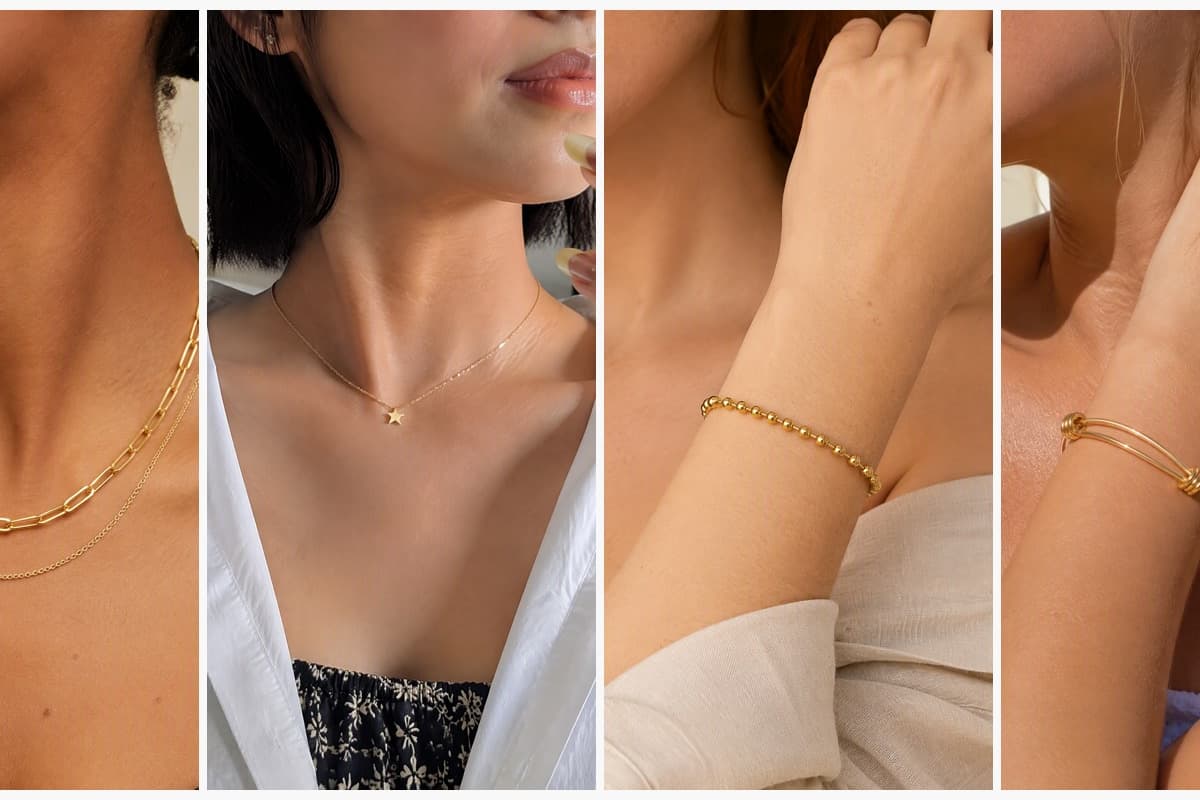 Trendy Double Layer Chain Necklace