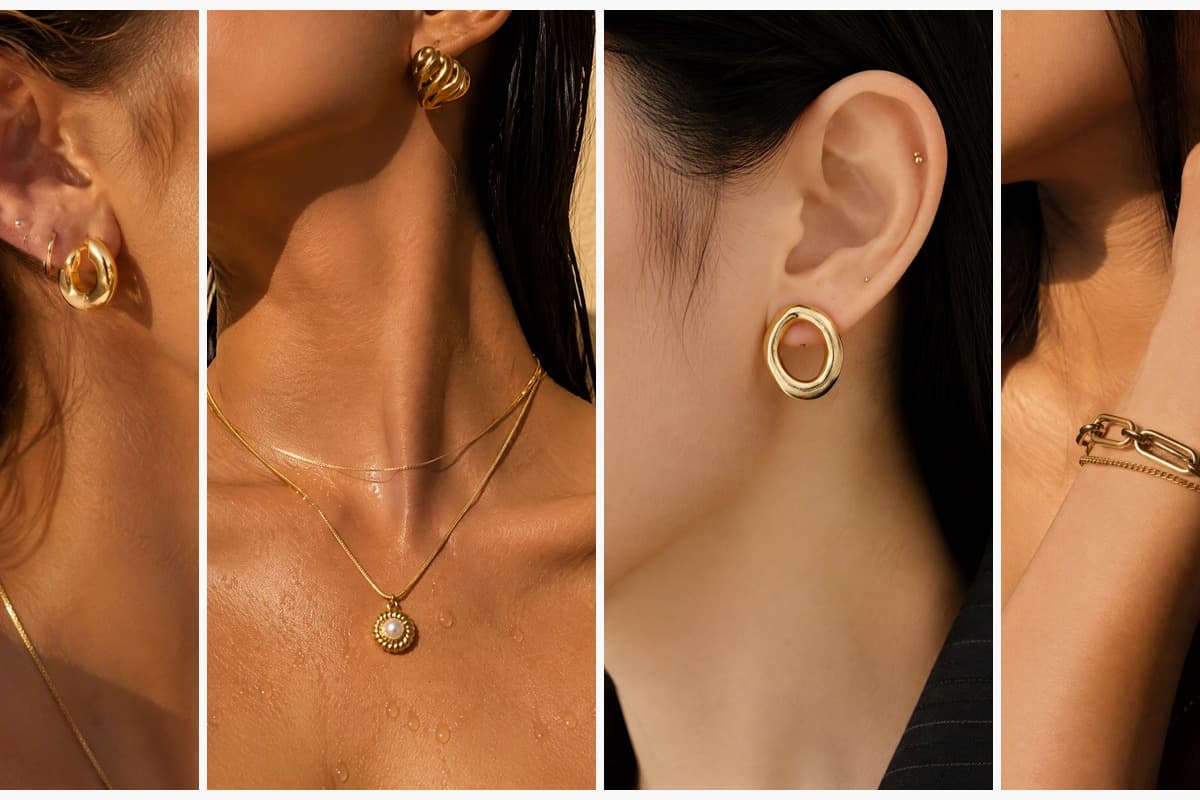 Chunky U-Shape Huggie Earrings