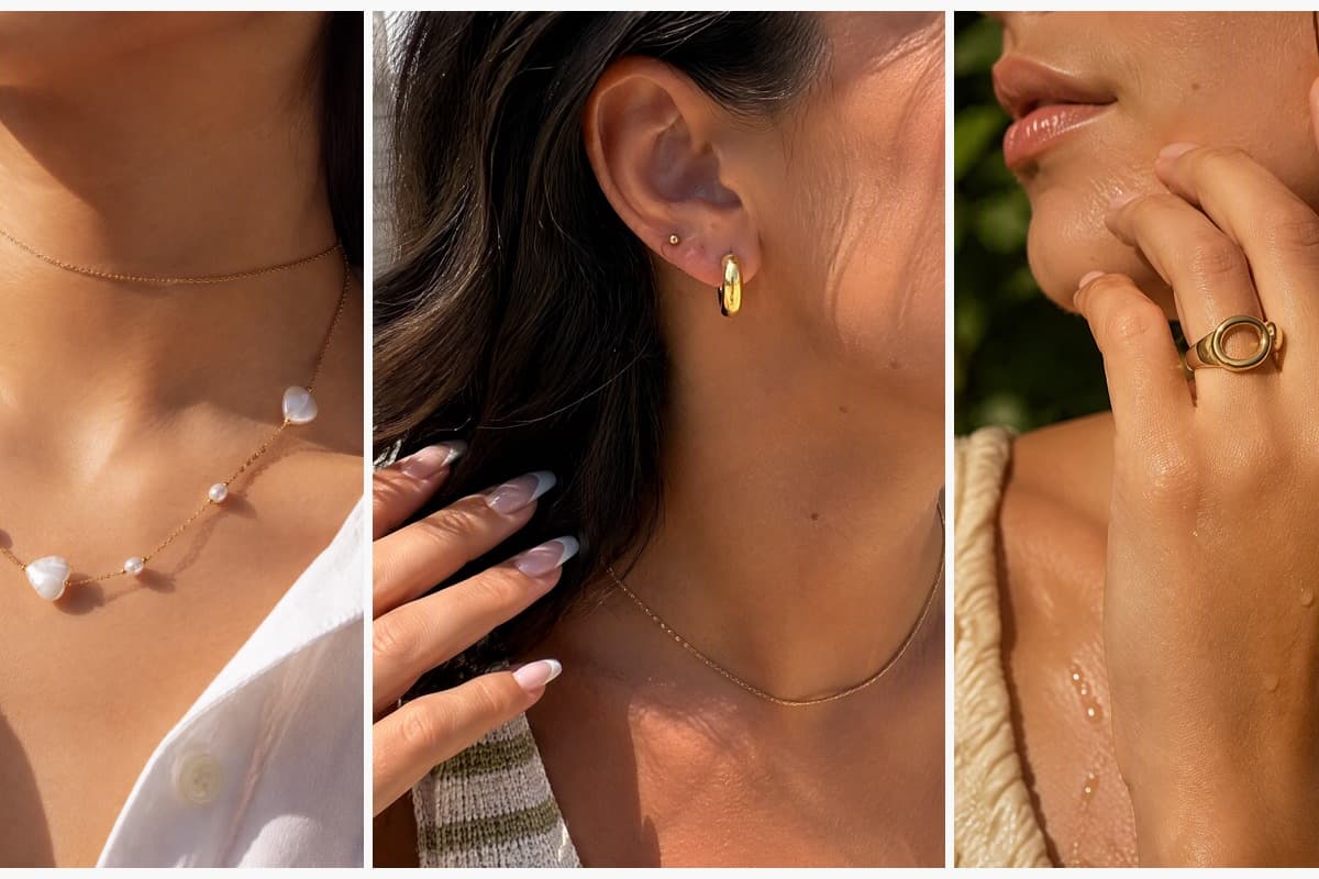 Dainty Heart Station Necklace