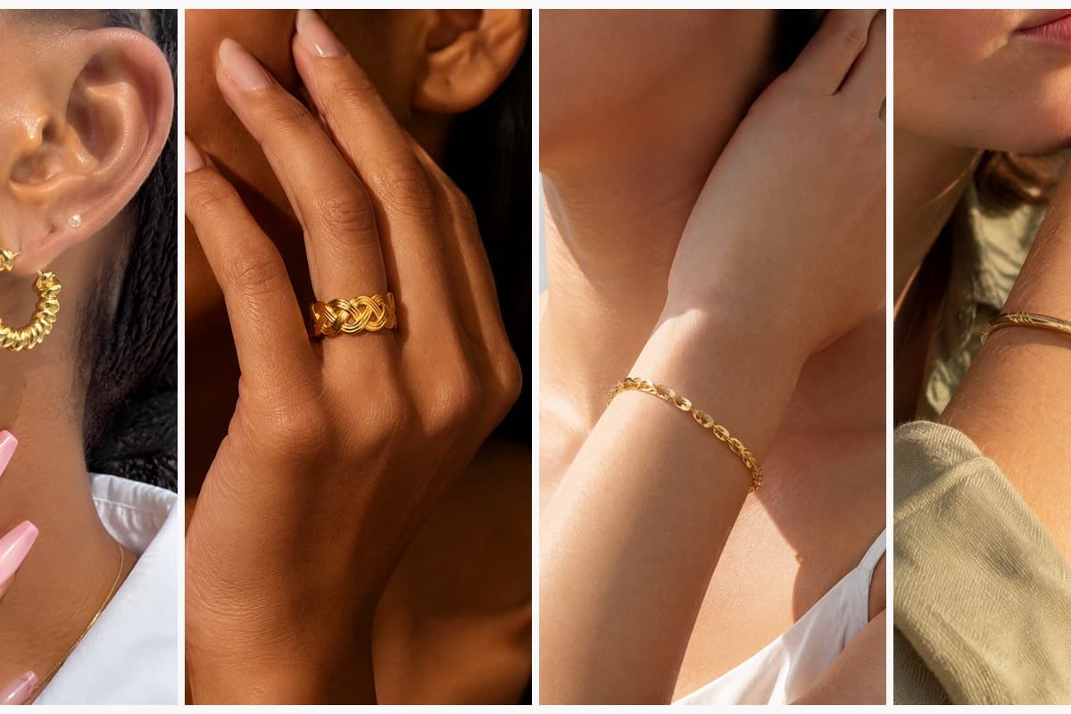 Twisted Band Huggie Earrings