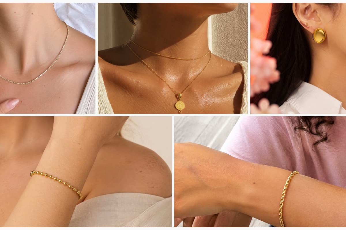 Dainty Box Chain Necklace