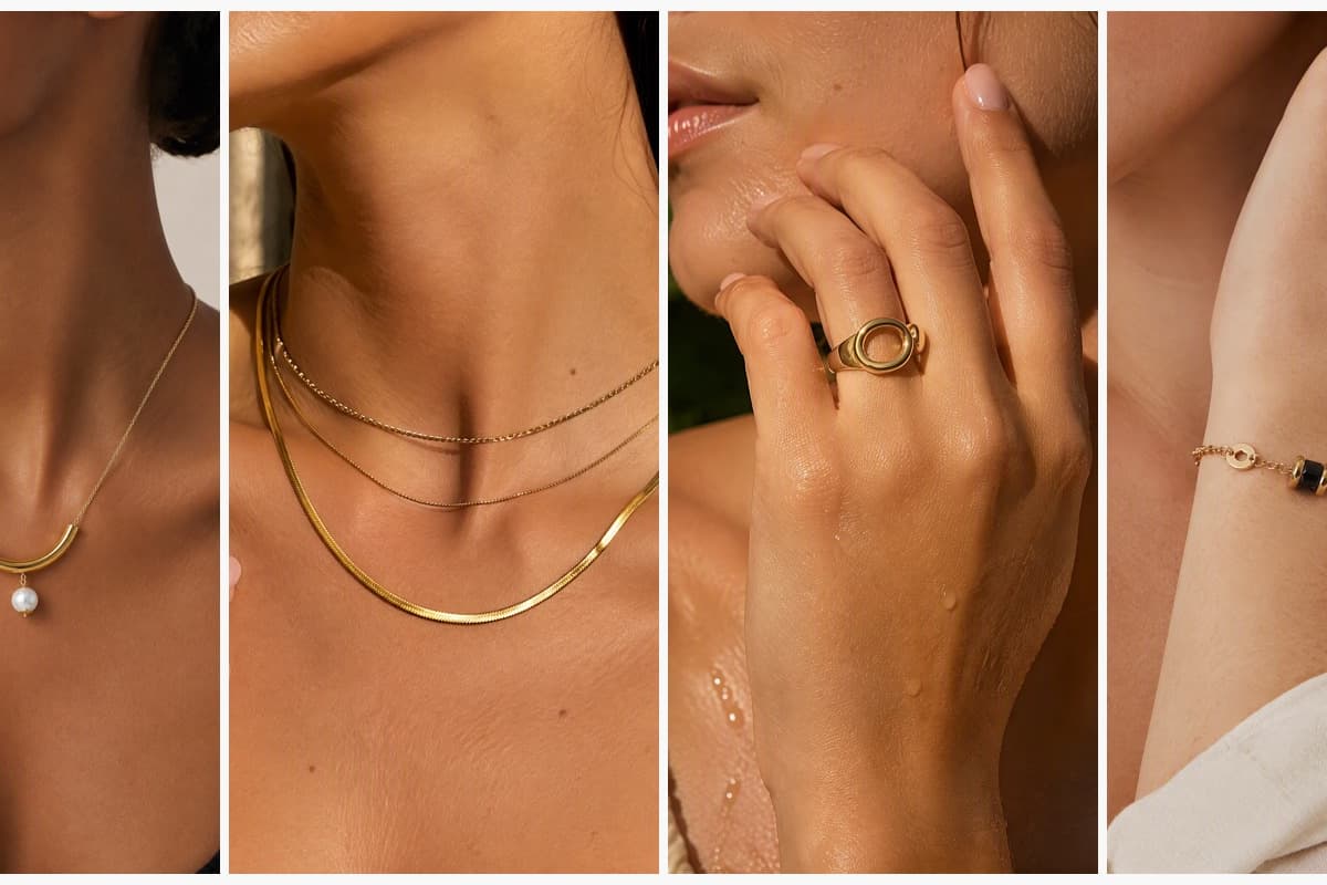 Minimalist Curved Bar Necklace