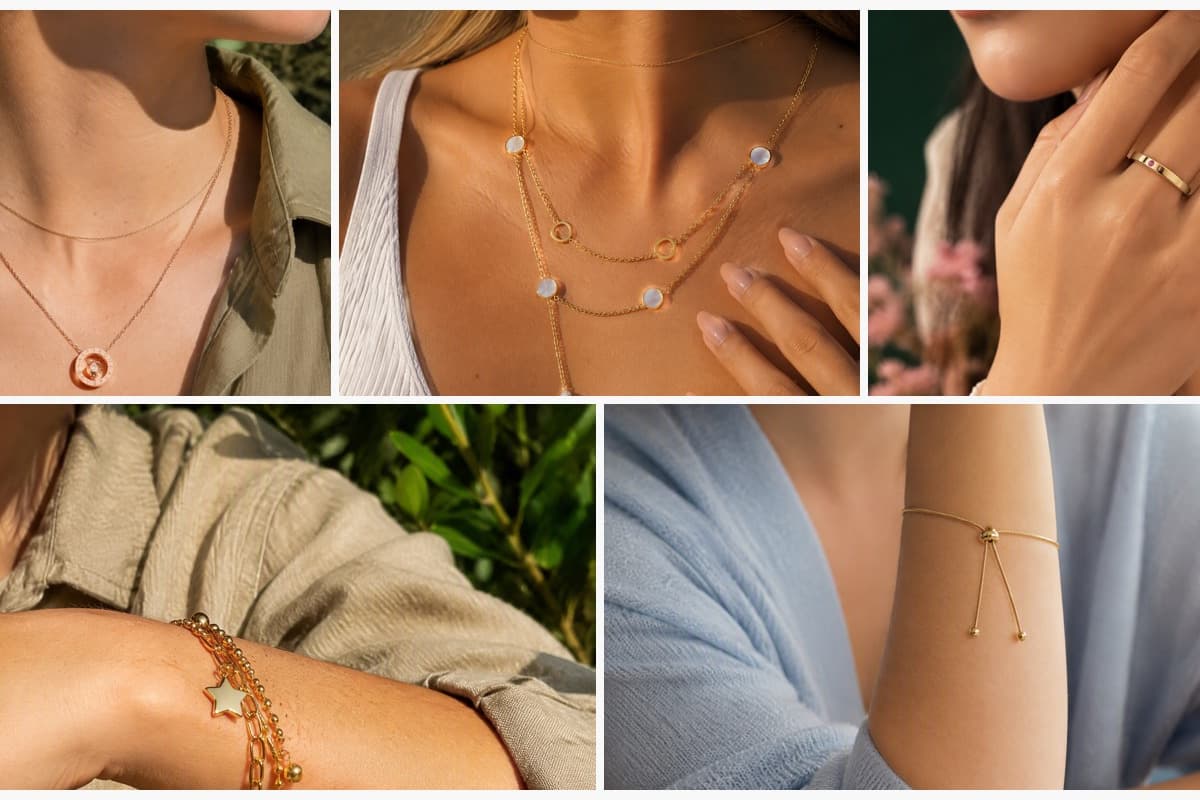 Dainty Circle Disc Necklace