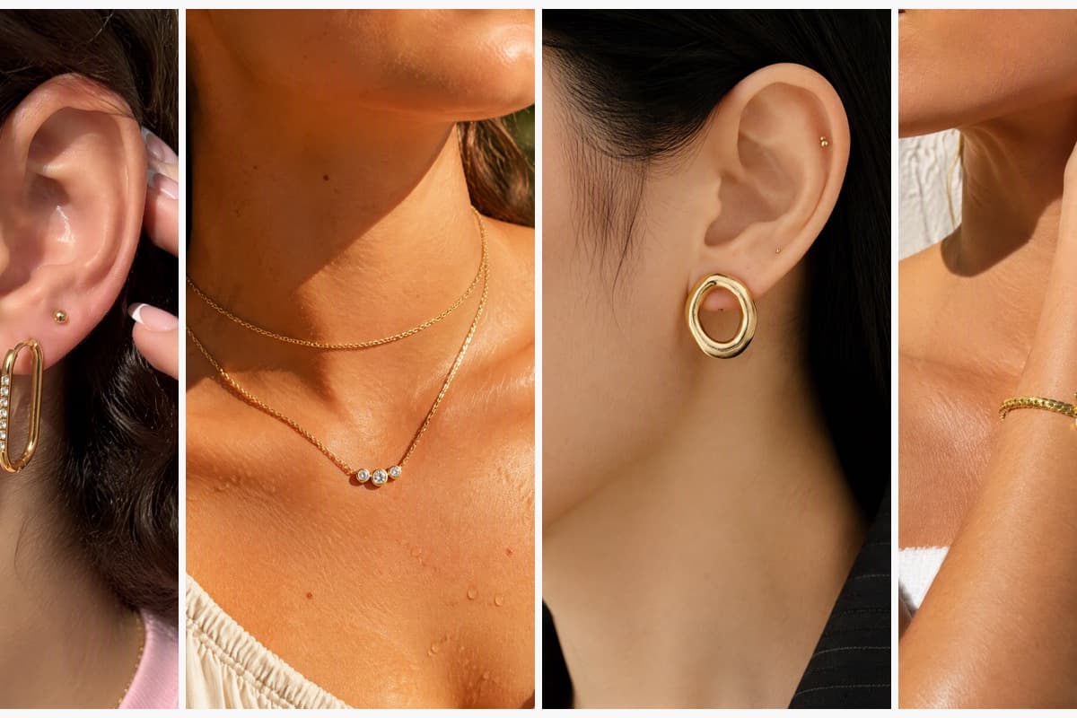 Oval Huggie Earrings
