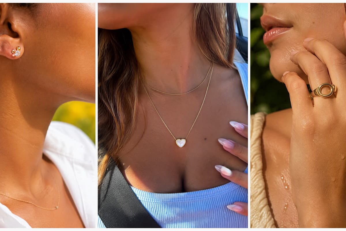 Dainty Single Stone Stud Earrings