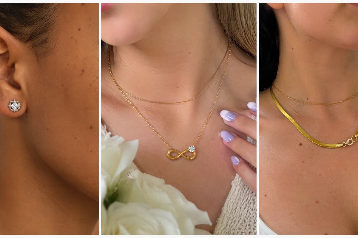 Vintage Star Stud Earrings