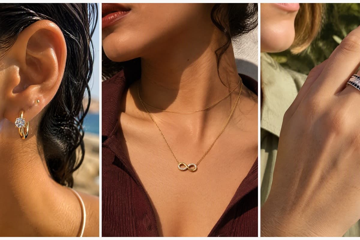 Dainty Single Stone Hoop Earrings