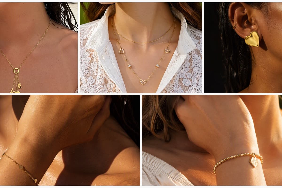 Minimalist Love Letter Charm Necklace