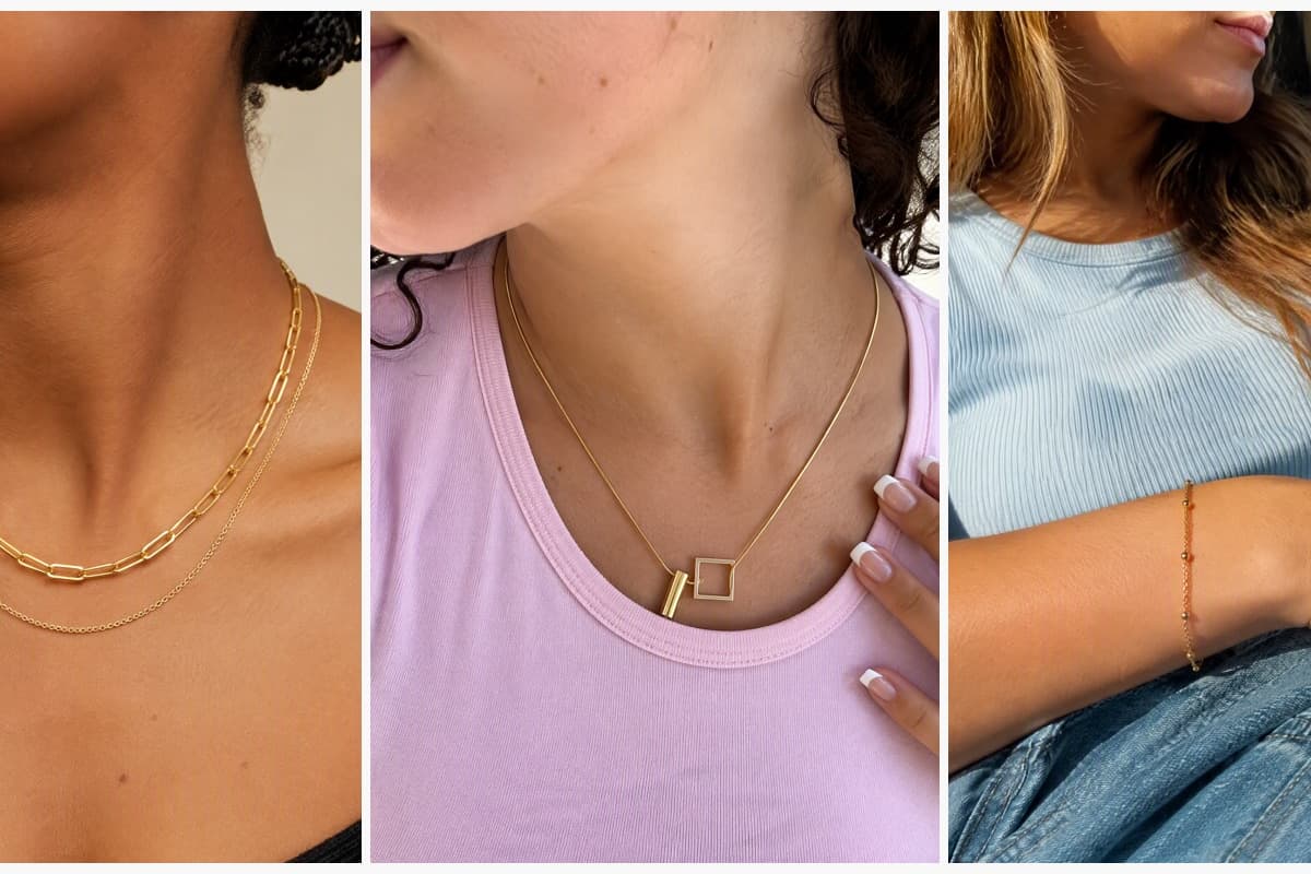 Trendy Double Layer Chain Necklace