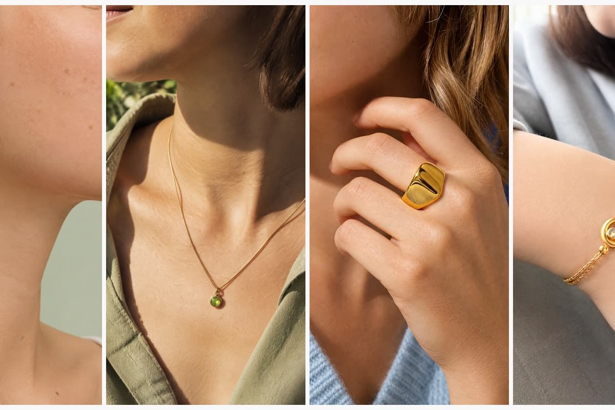 Dainty Round Stud Earrings