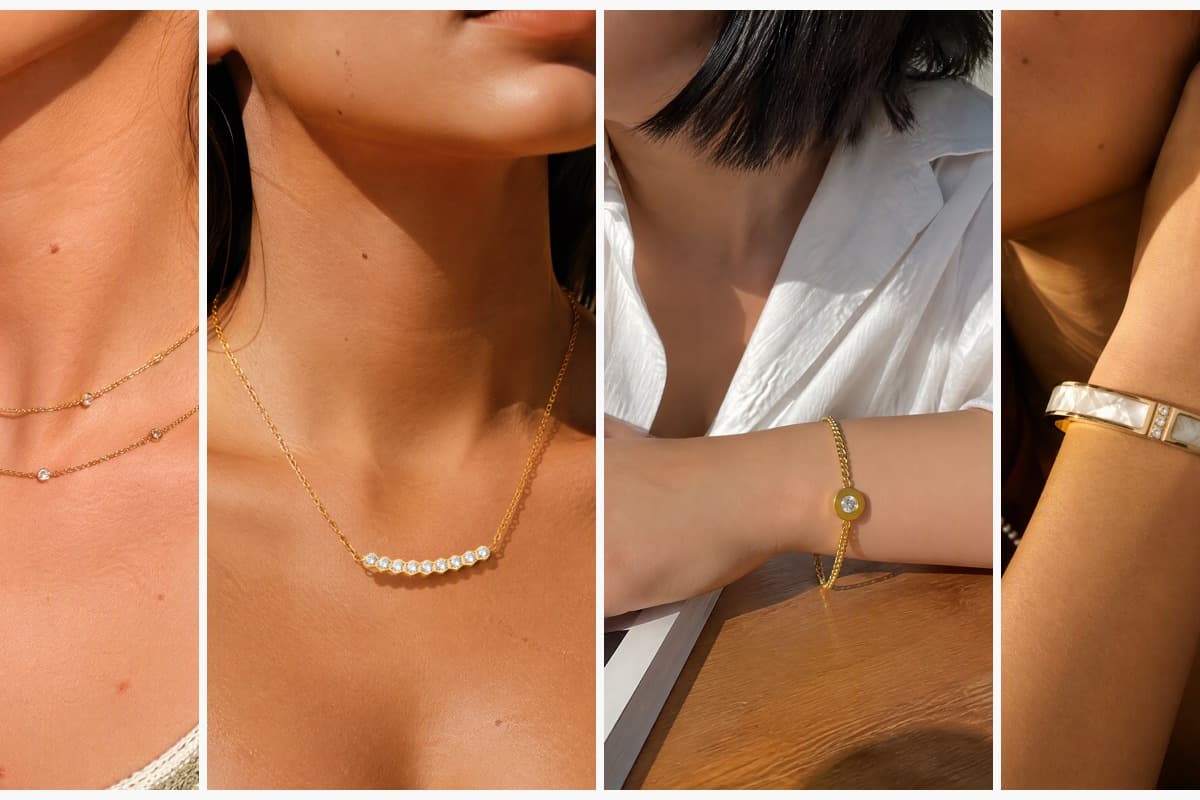 Dainty Double Layer Chain Necklace