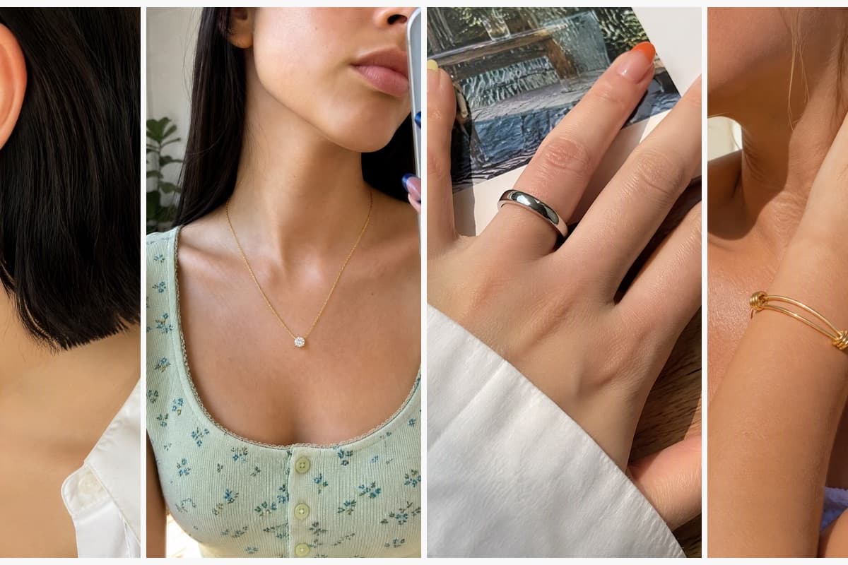 Dainty Cross Stud Earrings