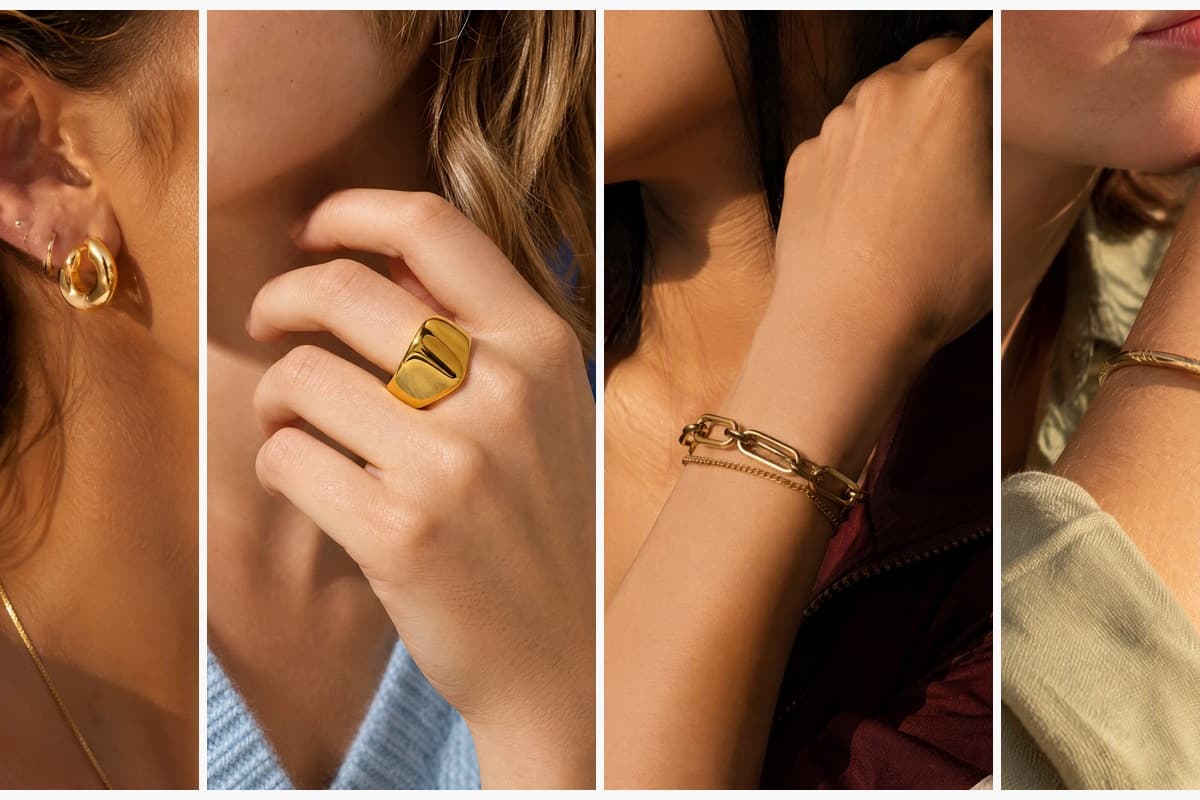 Chunky U-Shape Huggie Earrings