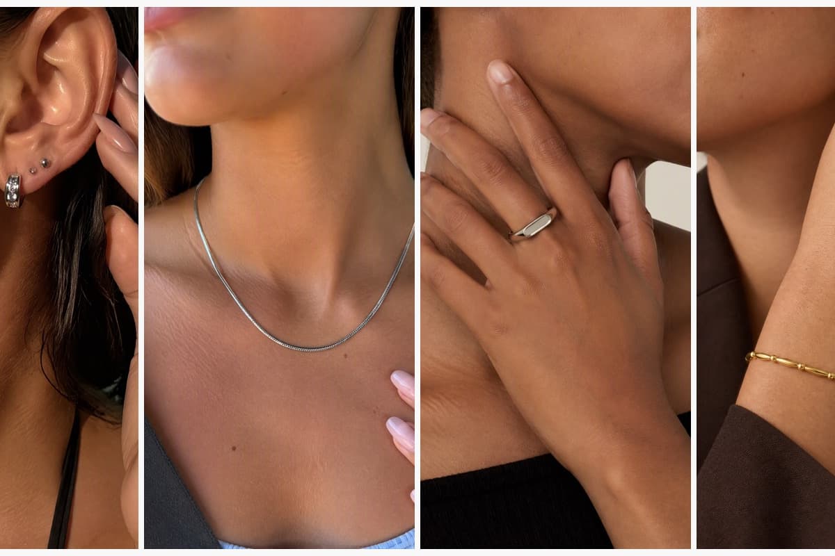 Paved Hoop Earrings