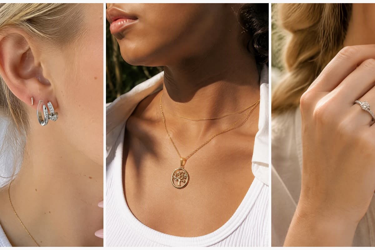 Dainty Flower Leaf Huggie Earrings
