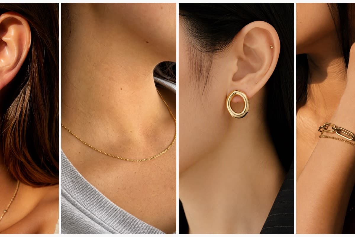 Dainty U-Shaped Drop Earrings