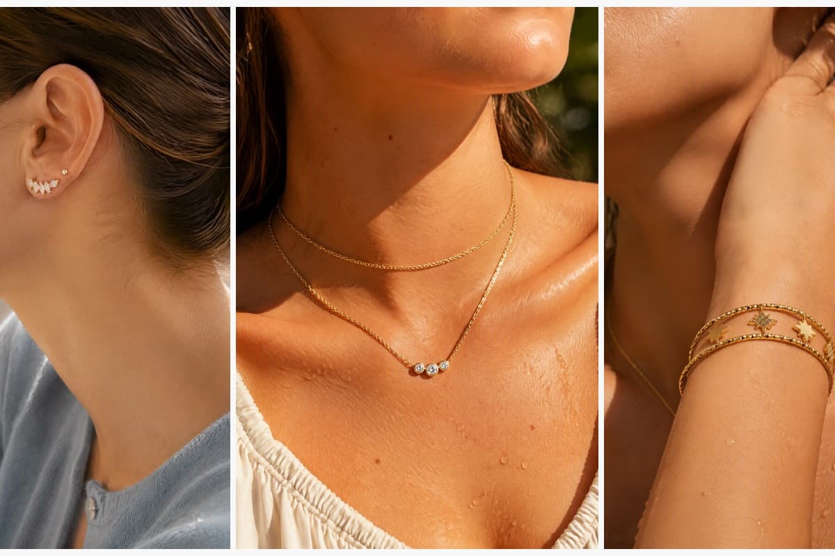 Dainty Leaf Branch Stud Earrings