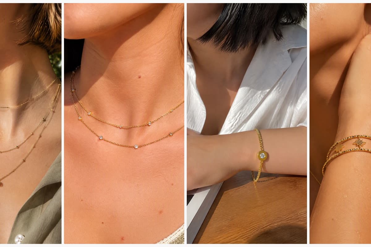 Dainty Ball Bead Layered Necklace
