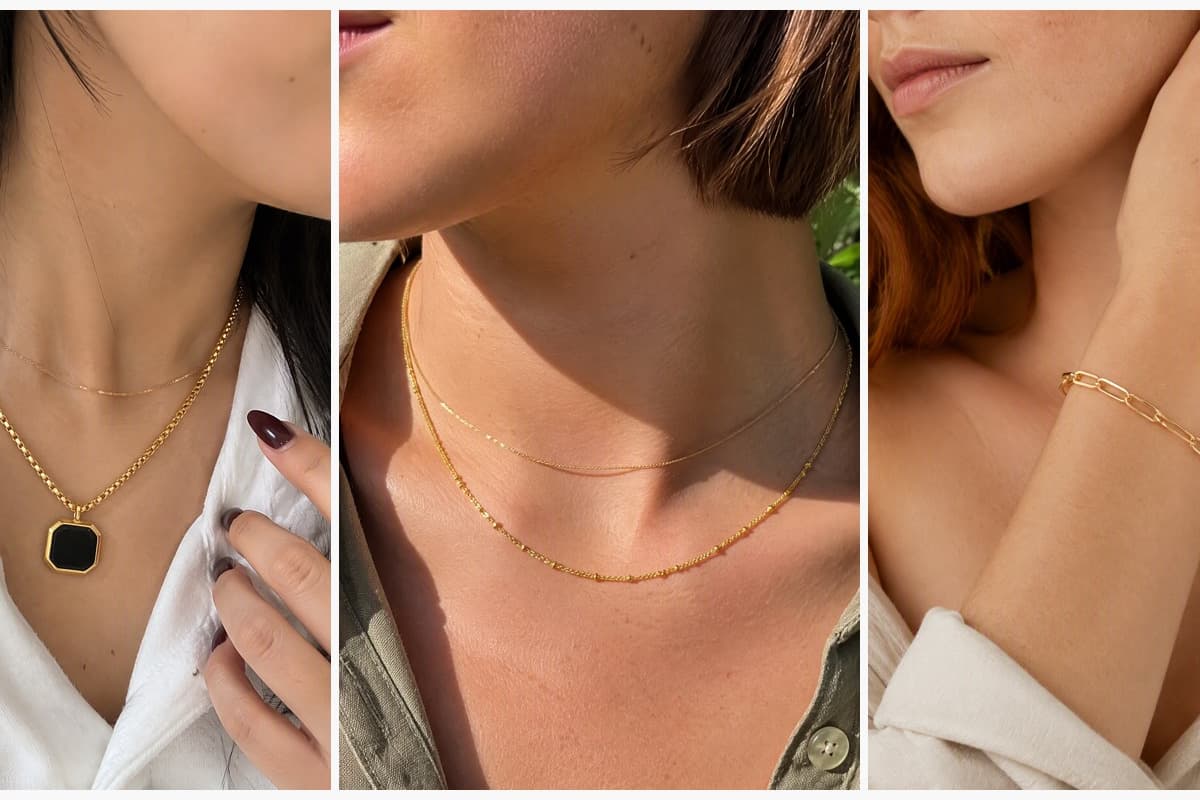 Minimalist Octagonal Pendant Necklace