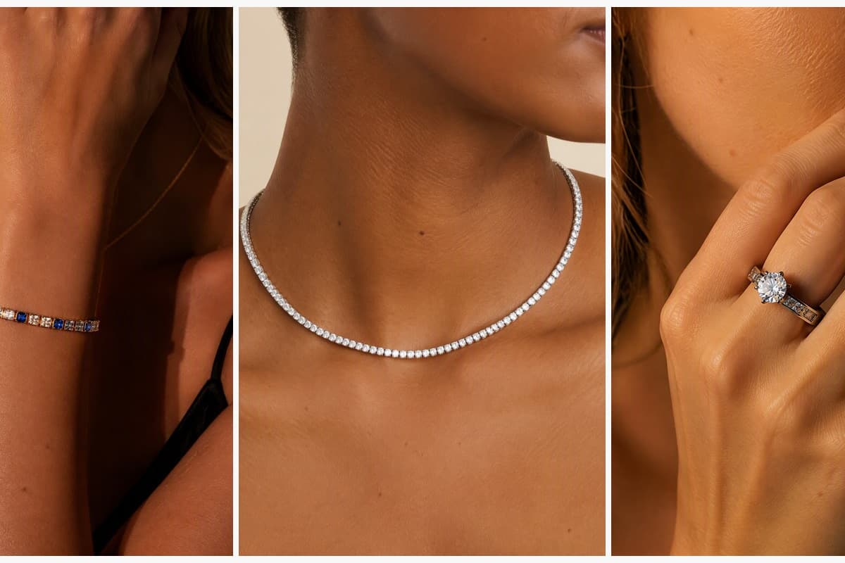 Square Stone Tennis Bracelet