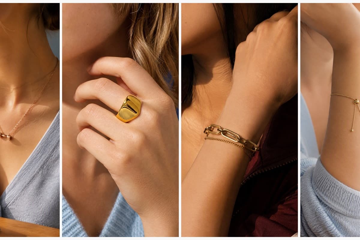 Minimalist Double Cube Pendant Necklace