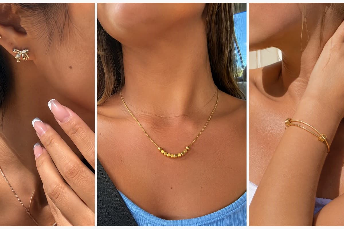 Dainty Bow Knot Stud Earrings
