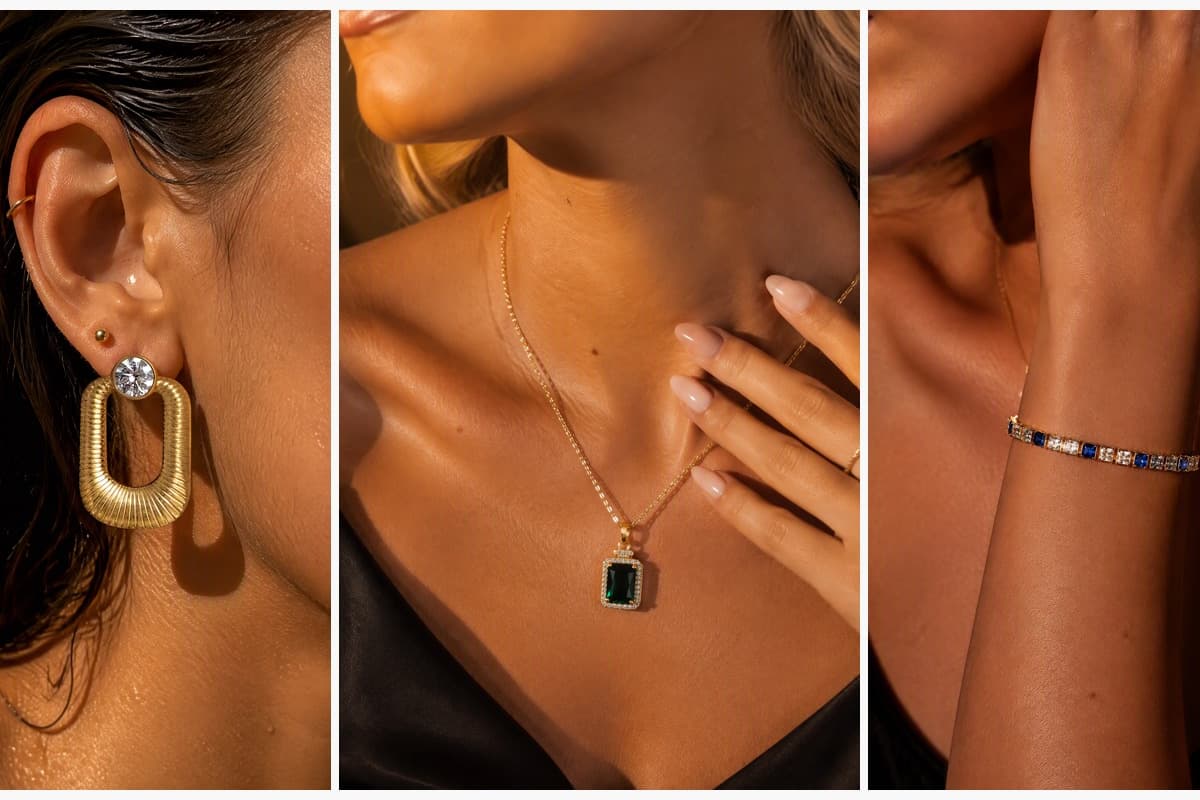 Trendy Ribbed Oval Drop Earrings