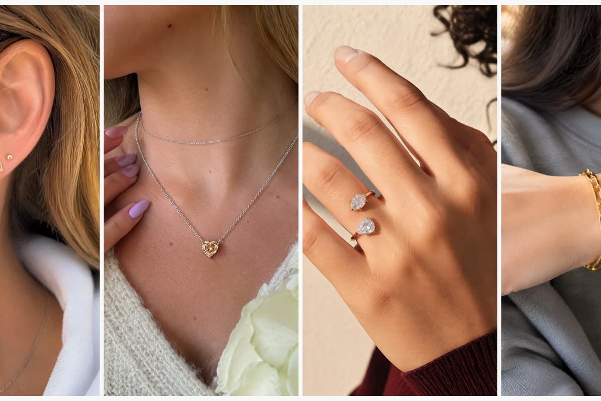 Dainty Cross Stud Earrings