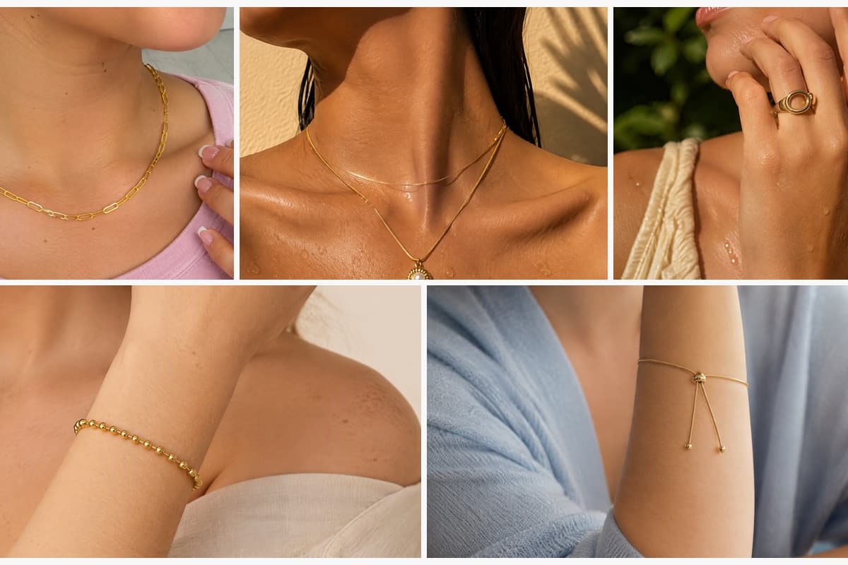 Minimalist Paperclip Chain Necklace