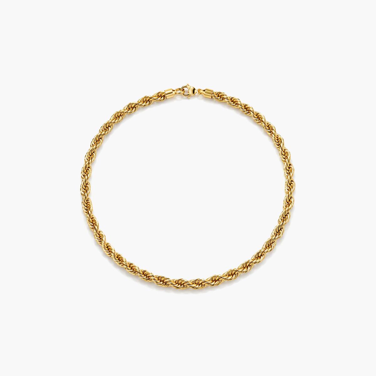 Twisted Rope Chain Necklace