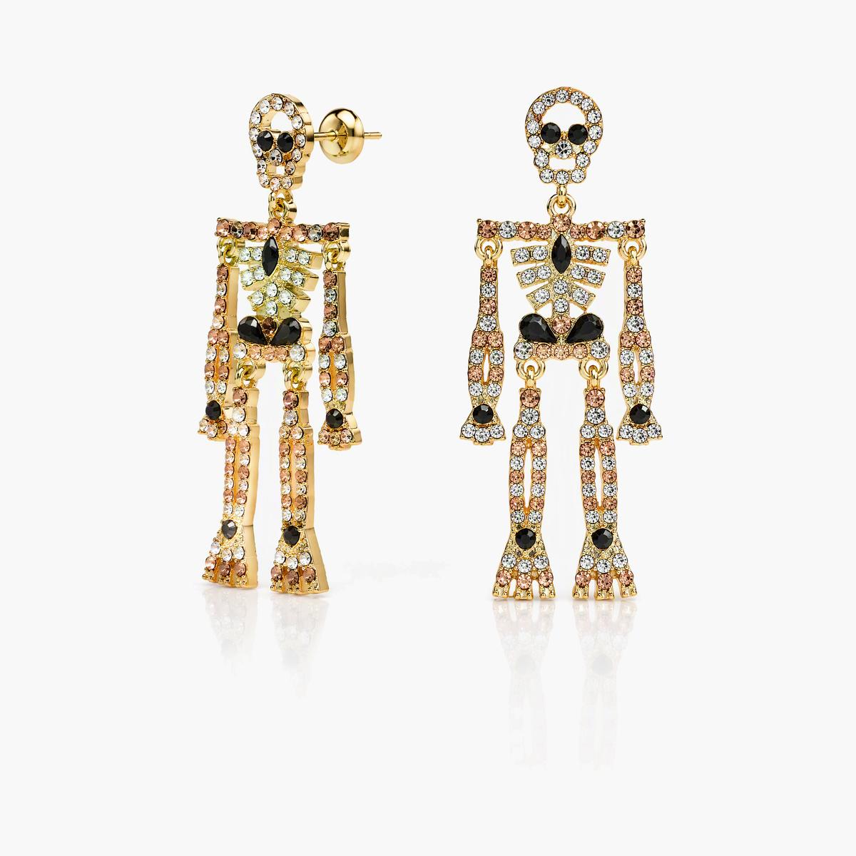 Trendy Skeleton Drop Earrings