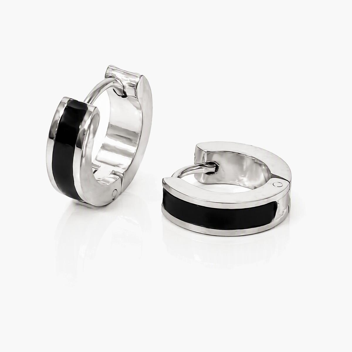 Minimalist Enamel Huggie Earrings