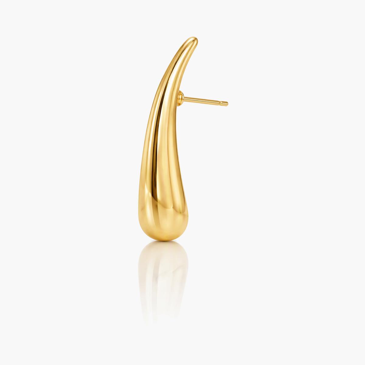Minimalist Teardrop Stud Earrings