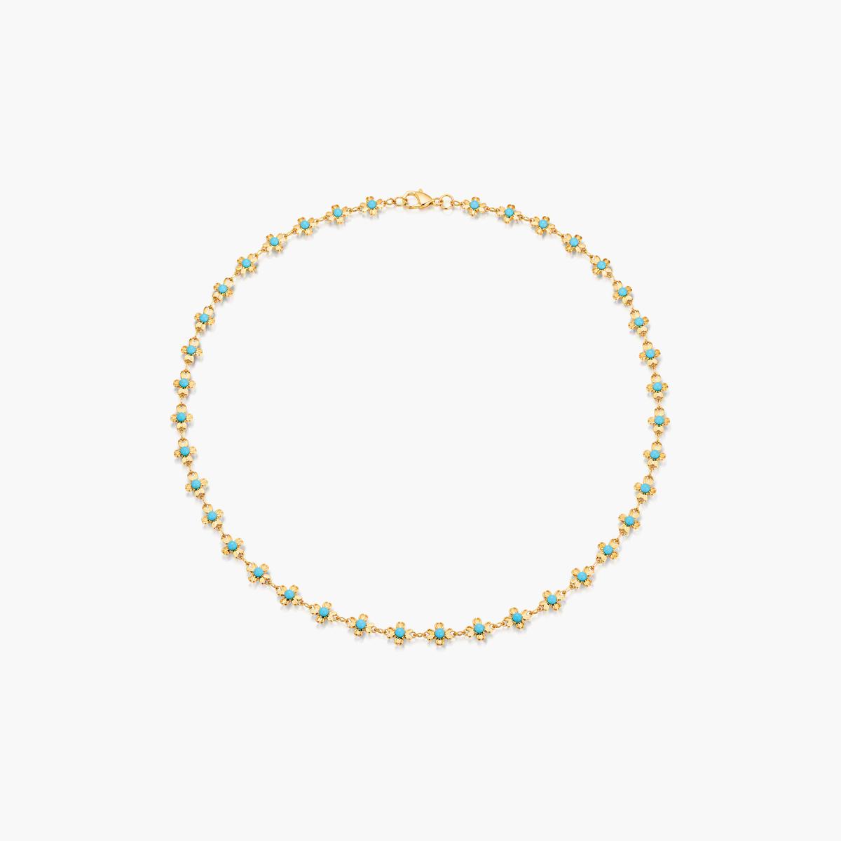 Dainty Flower Chain Necklace