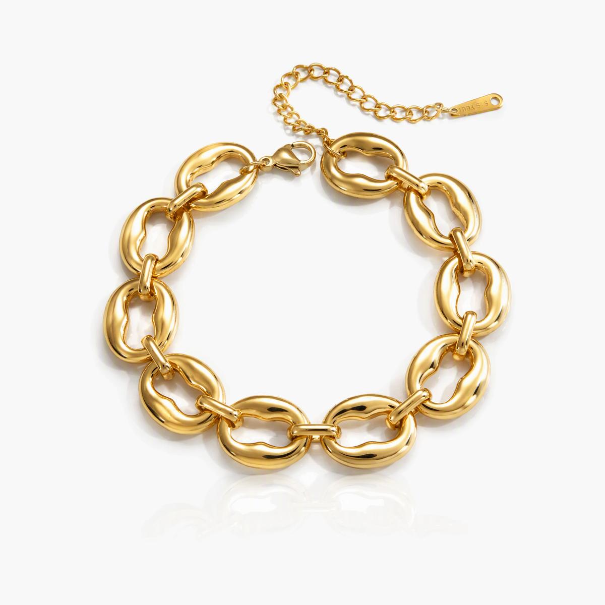 Heart Link Chain Bracelet