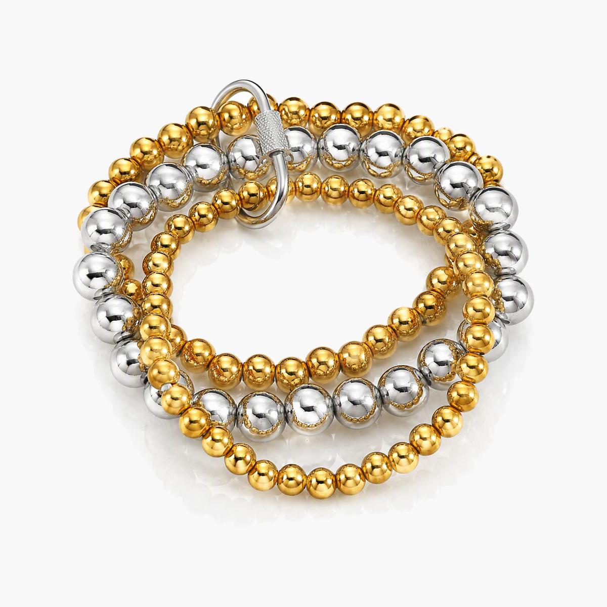Trendy Multi-Strand Beaded Bracelet